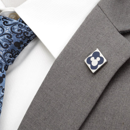 Disney Mickey Mouse Red Dot Socks and Blue Lapel Pin Gift Set by Cufflinks.com