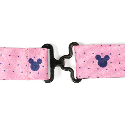Disney Mickey Mouse Pink Dot Silhouette Pre-Tied Bow Tie by Cufflinks.com