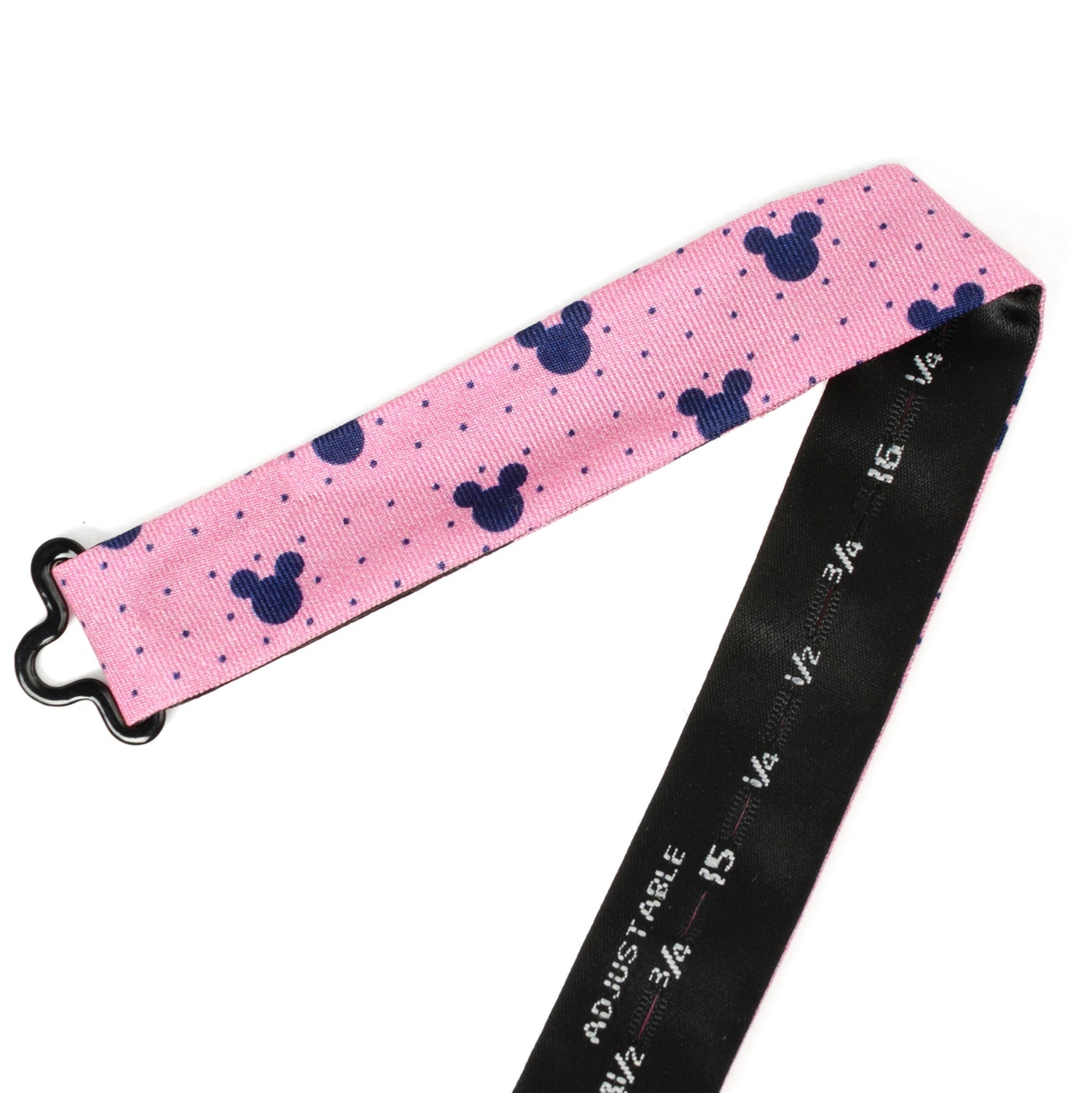Disney Mickey Mouse Pink Dot Silhouette Pre-Tied Bow Tie by Cufflinks.com