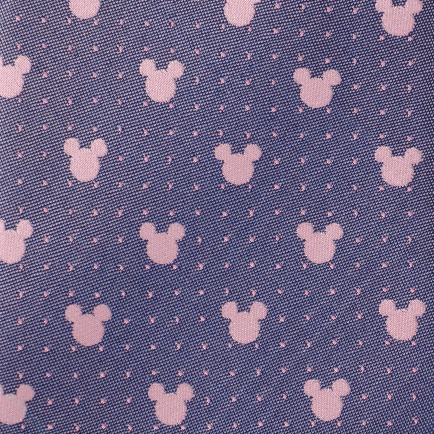 Disney Mickey Mouse Purple and Pink Dot Silhouette Tie by Cufflinks.com