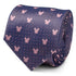 Disney Mickey Mouse Purple and Pink Dot Silhouette Tie by Cufflinks.com
