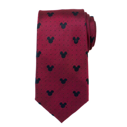 Disney Mickey Mouse Red Dot Necktie Gift Set