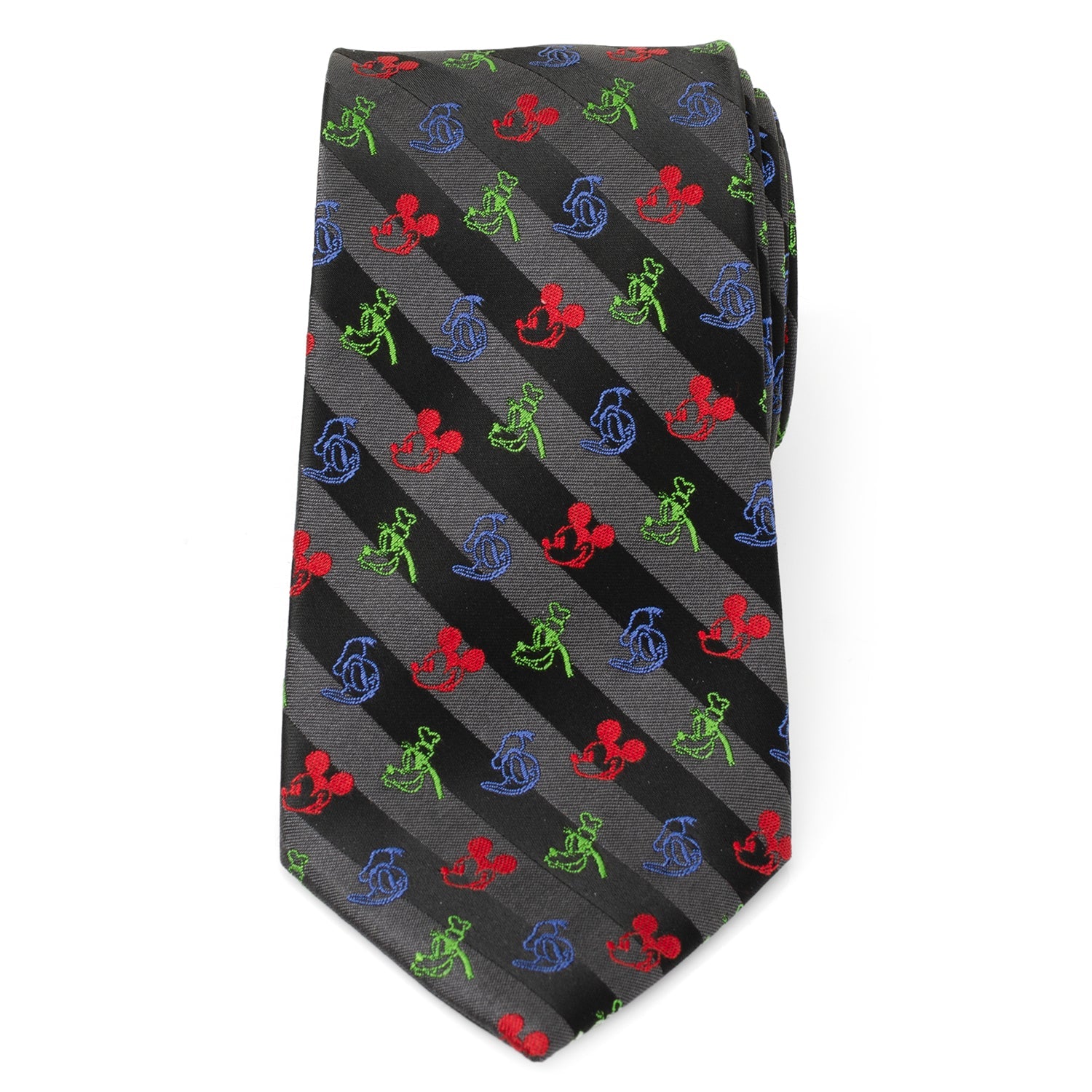 Disney Mickey and Friends Multi Black Stripe Men&