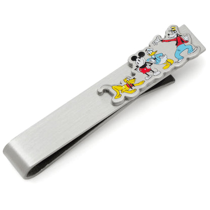 Disney Mickey and Friends Printed Silver Tie Bar by Cufflinks.com