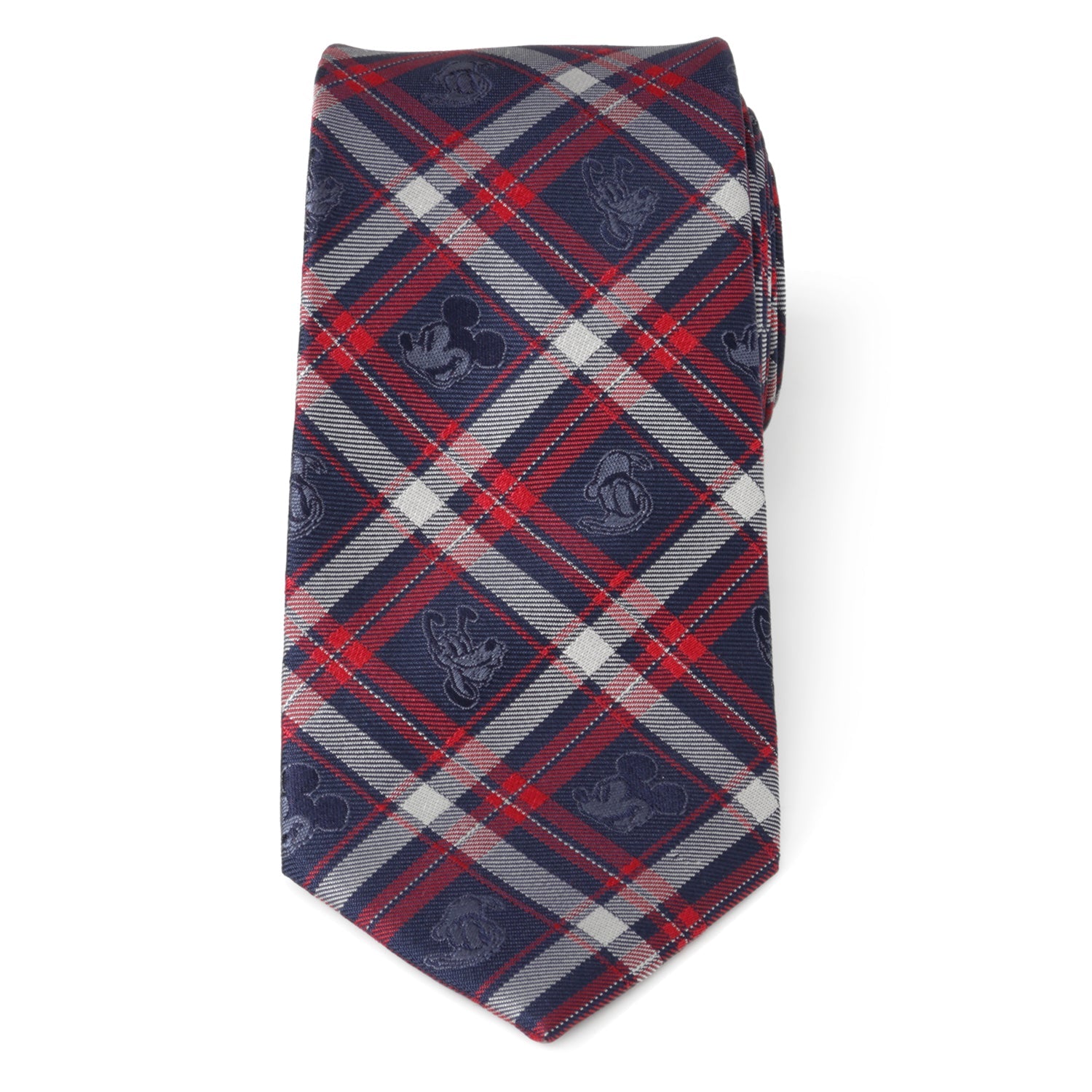 Disney Mickey and Friends Navy Plaid Men&