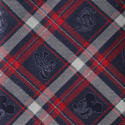 Disney Mickey and Friends Navy Plaid Men&