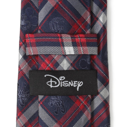 Disney Mickey and Friends Navy Plaid Men&