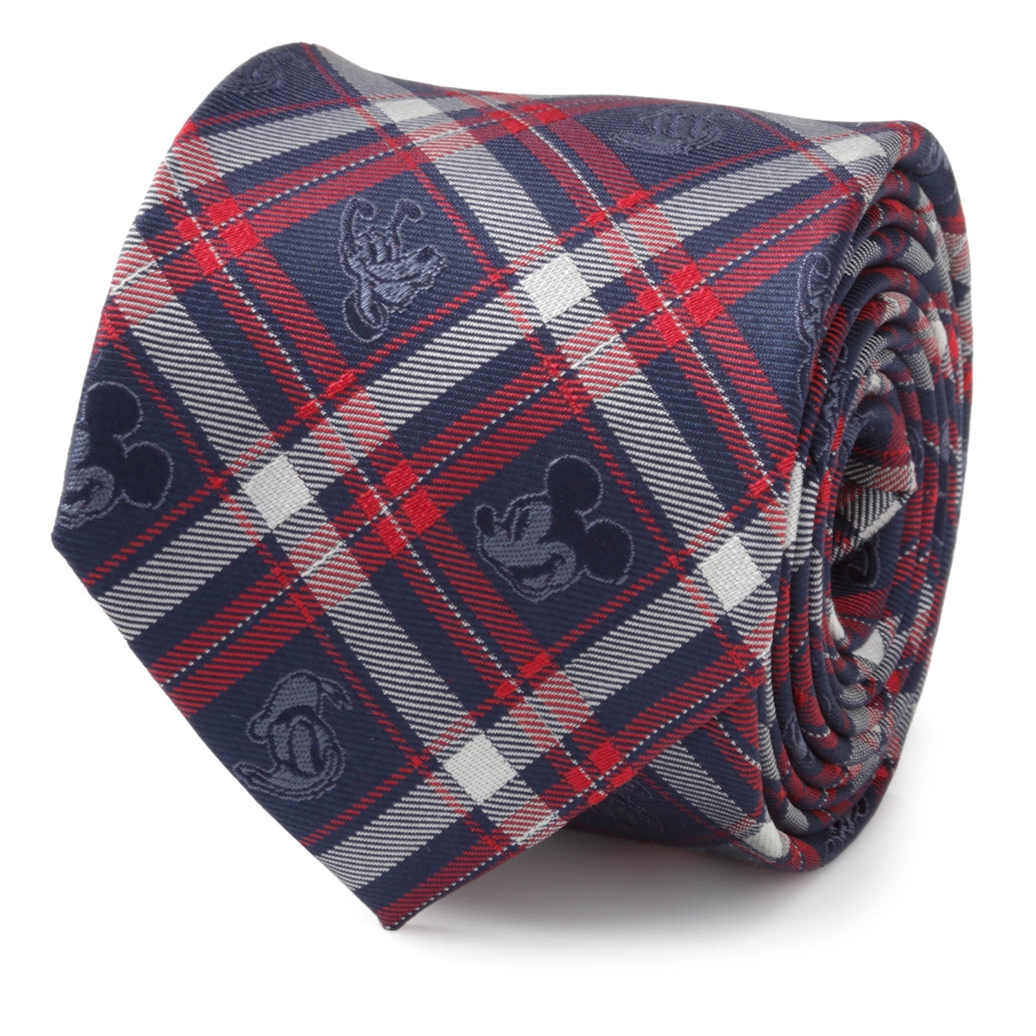 Disney Mickey and Friends Navy Plaid Men&