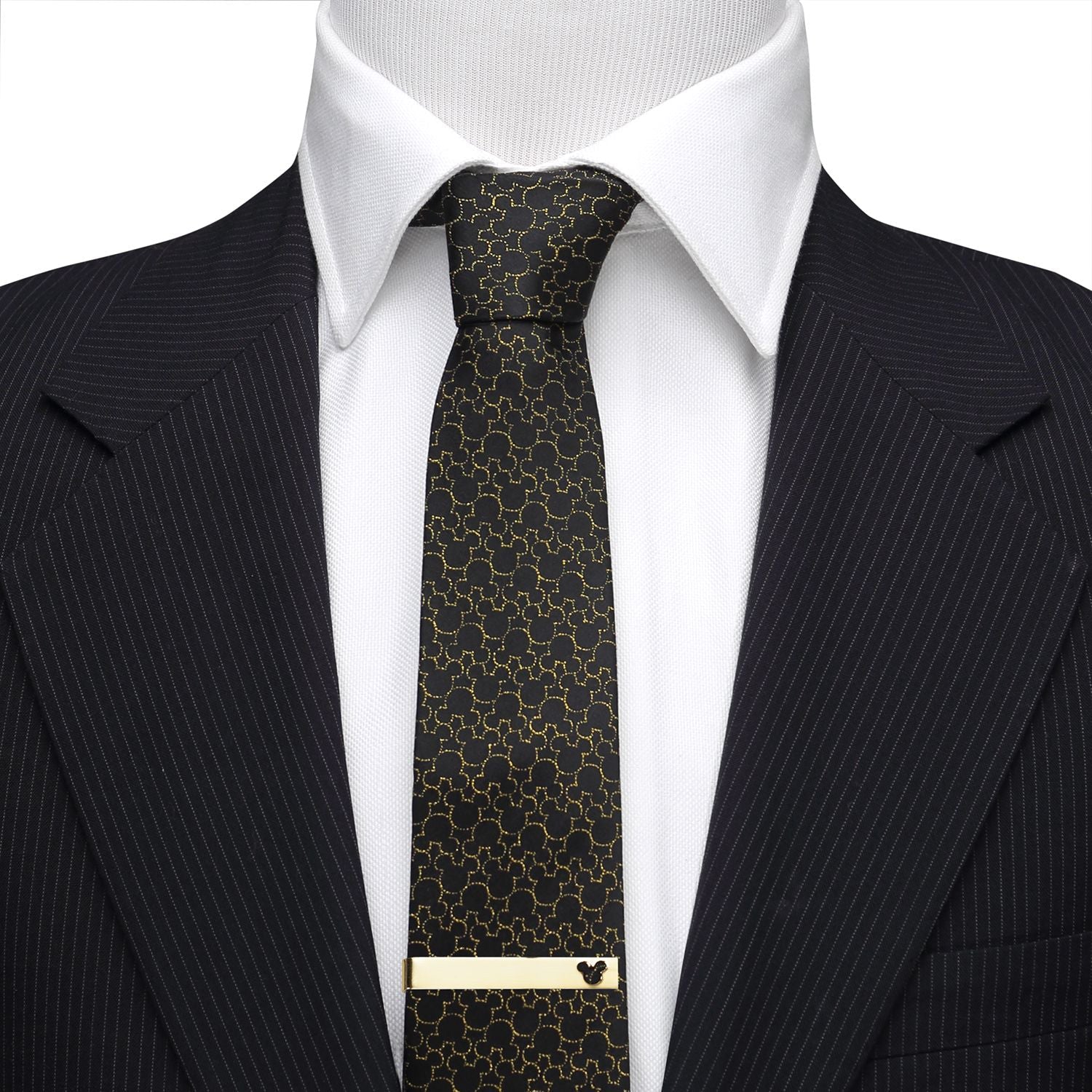 Disney Mickey Mouse Cutout Gold Tie Bar by Cufflinks.com