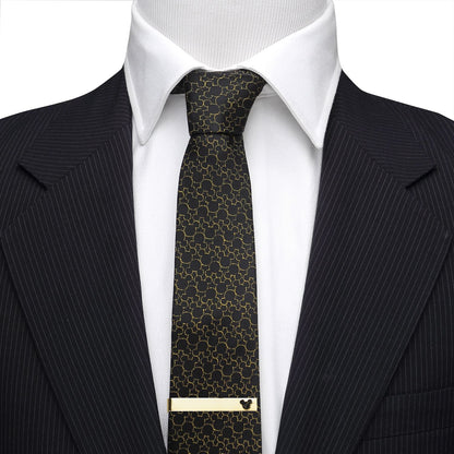 Disney Mickey Mouse Cutout Gold Tie Bar by Cufflinks.com