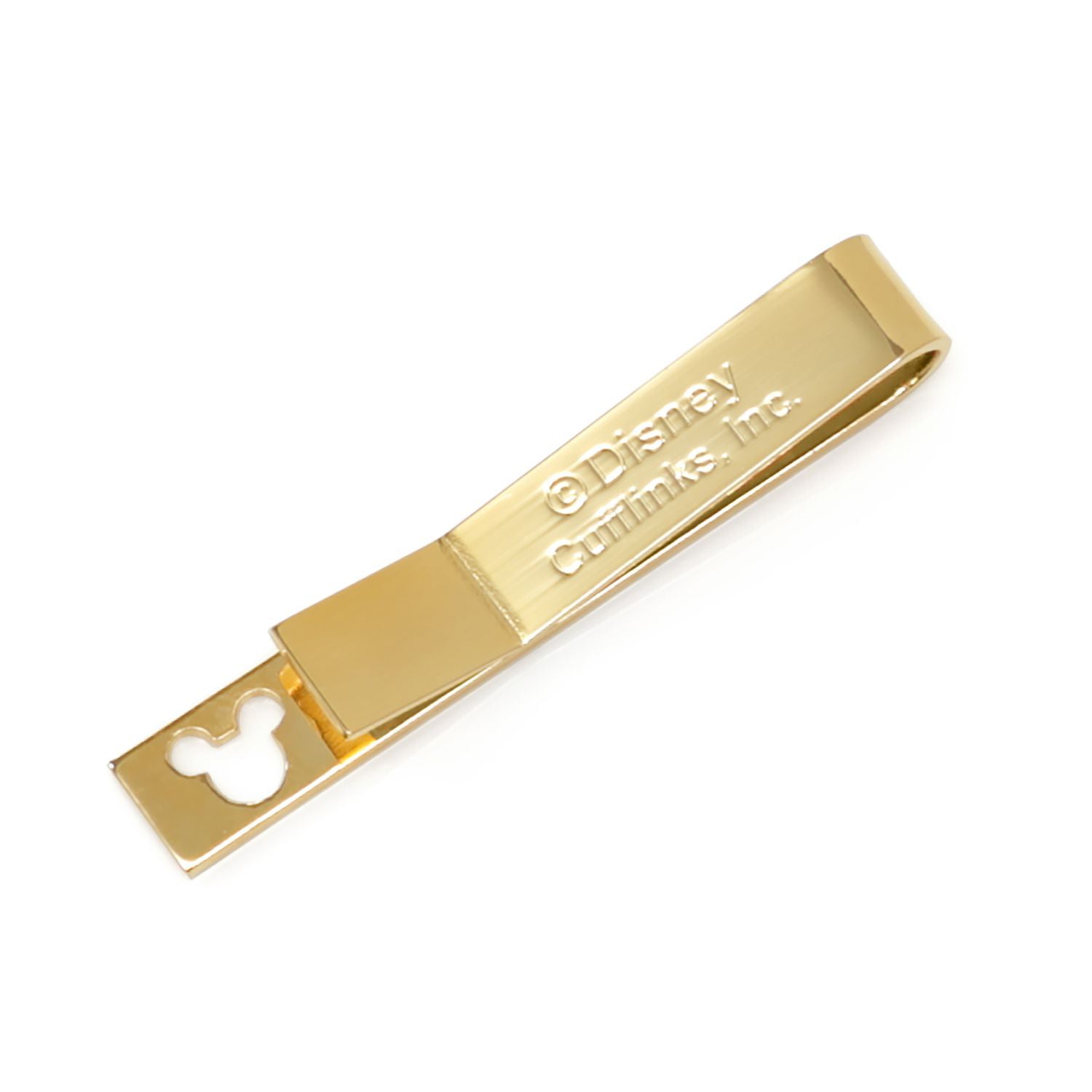 Disney Mickey Mouse Cutout Gold Tie Bar by Cufflinks.com