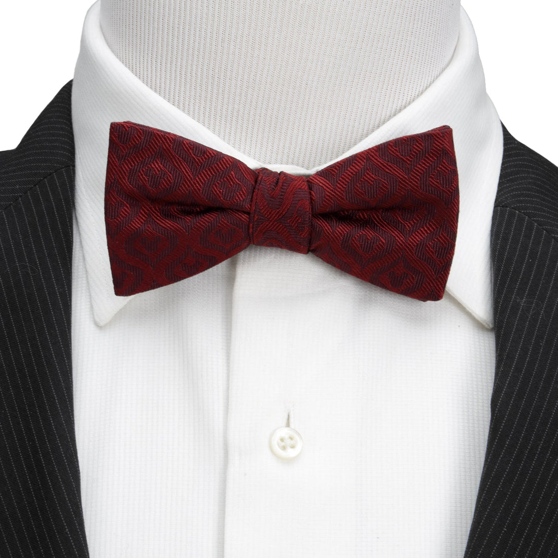 Disney Mickey Mouse Holiday Maroon Bow Tie by Cufflinks.com