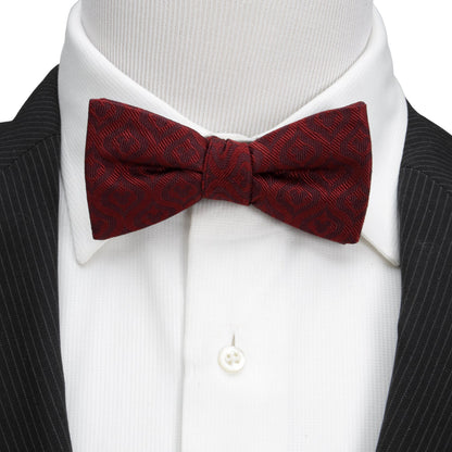 Disney Mickey Mouse Holiday Maroon Bow Tie by Cufflinks.com