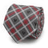 Disney Mickey Mouse Holiday Gray Plaid Silk Men&