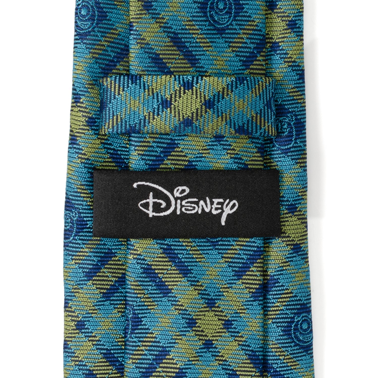 Disney Pixar Monsters Inc. Plaid Blue and Green Tie by Cufflinks.com