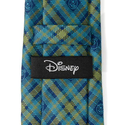 Disney Pixar Monsters Inc. Plaid Blue and Green Tie by Cufflinks.com