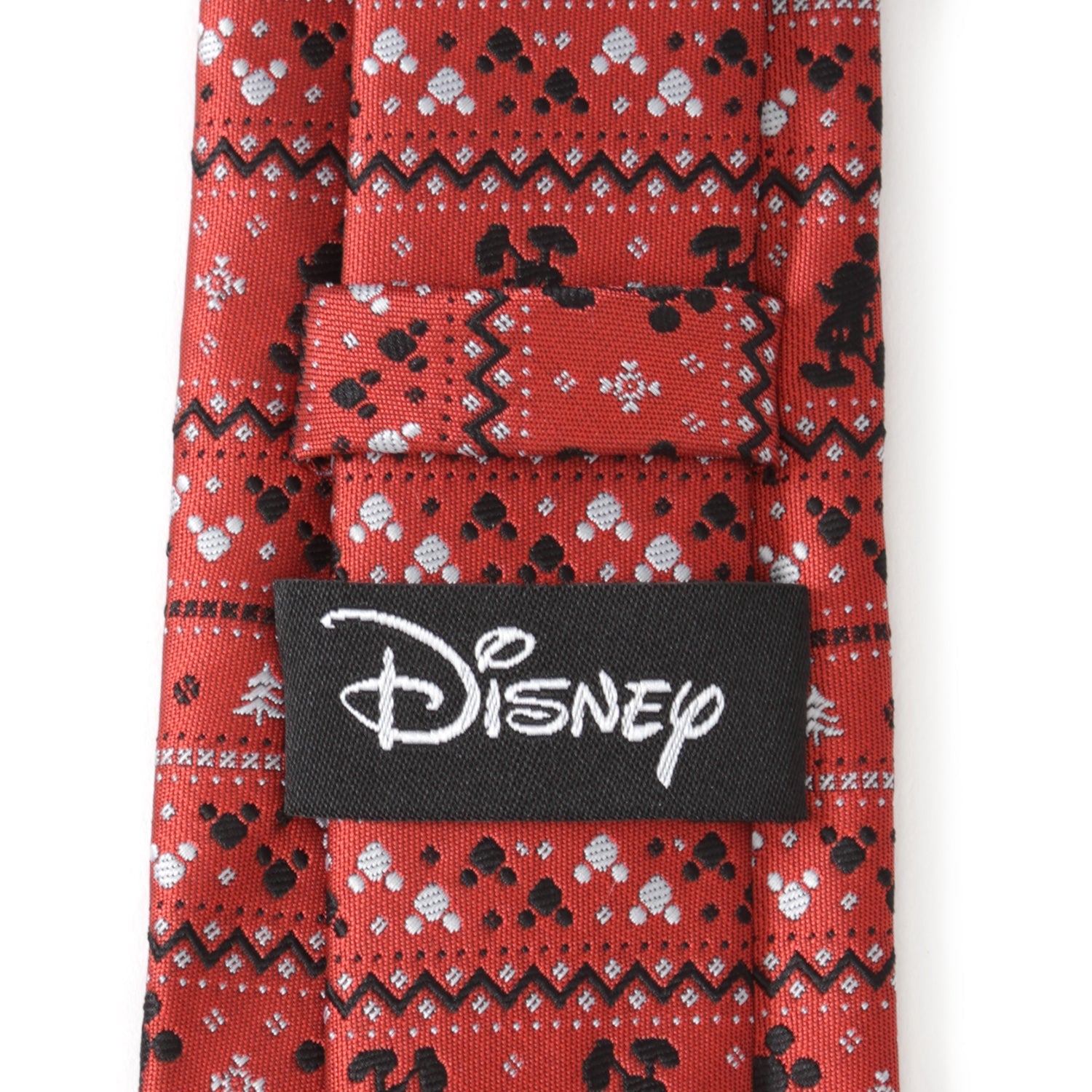 Disney Mickey Mouse Fair Isle Red Men&
