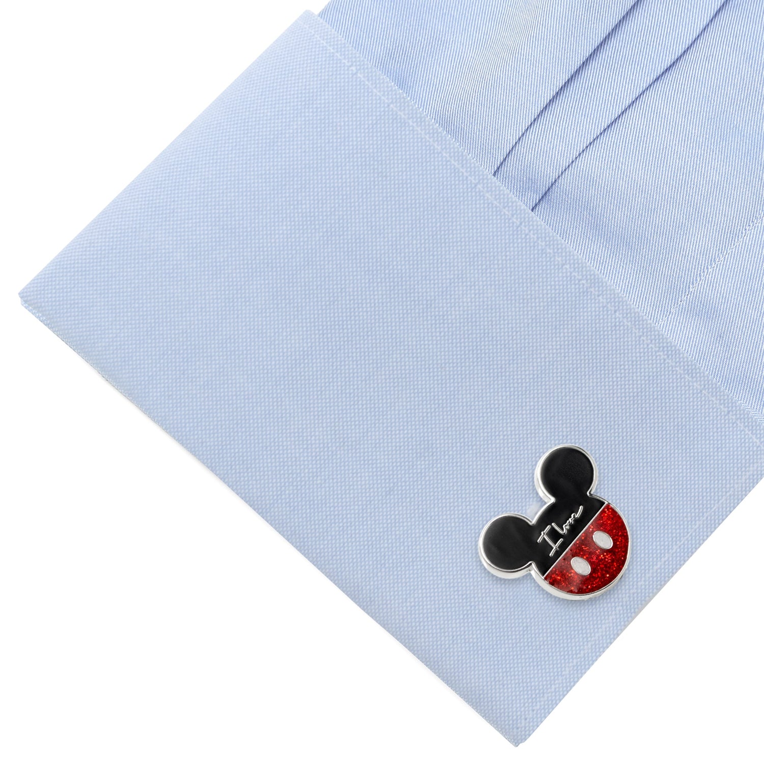 Disney Mickey and Minnie Mouse "I Love Us" Cufflinks by Cufflinks.com