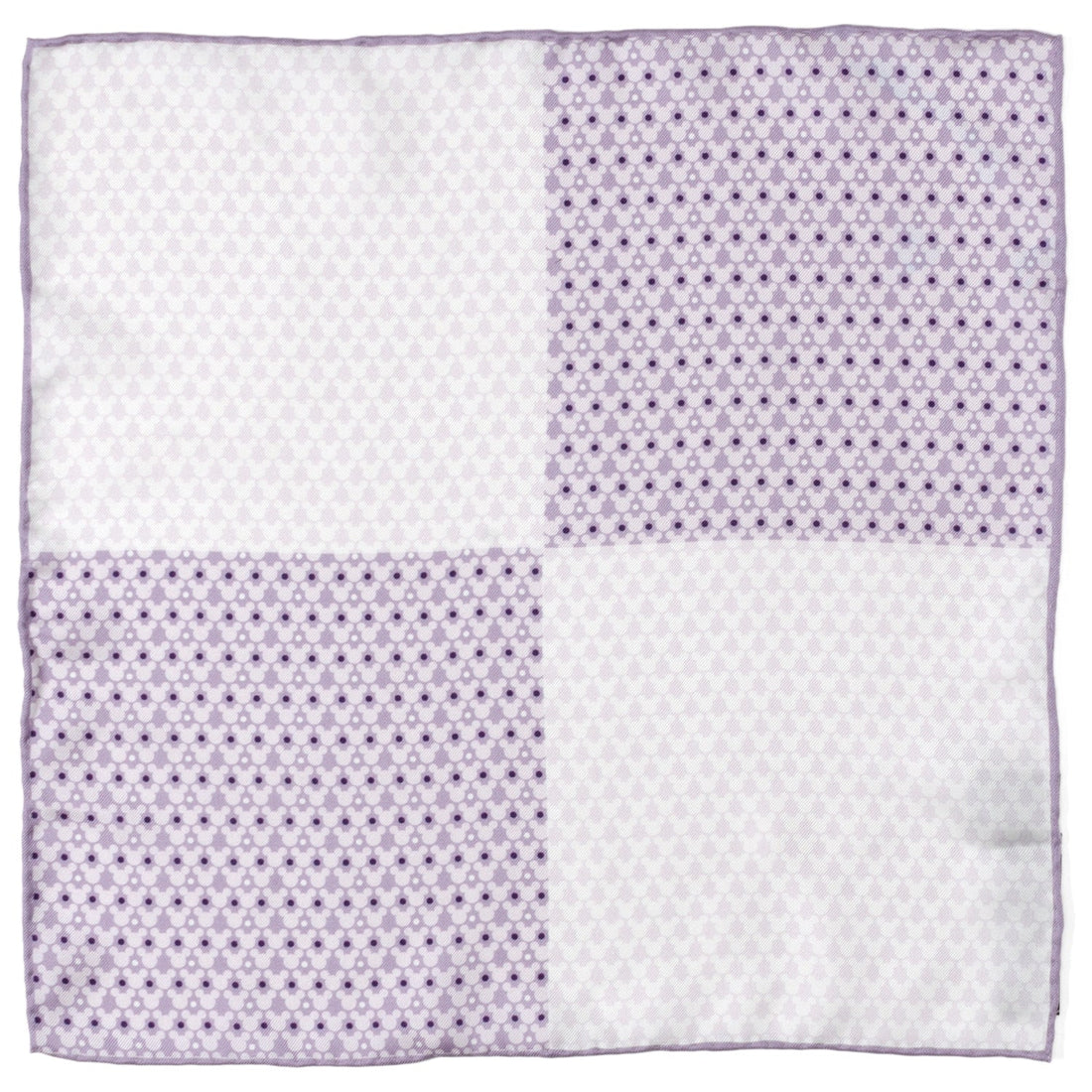 Disney Mickey Mouse Lavender 4 Square Pocket Square by Cufflinks.com