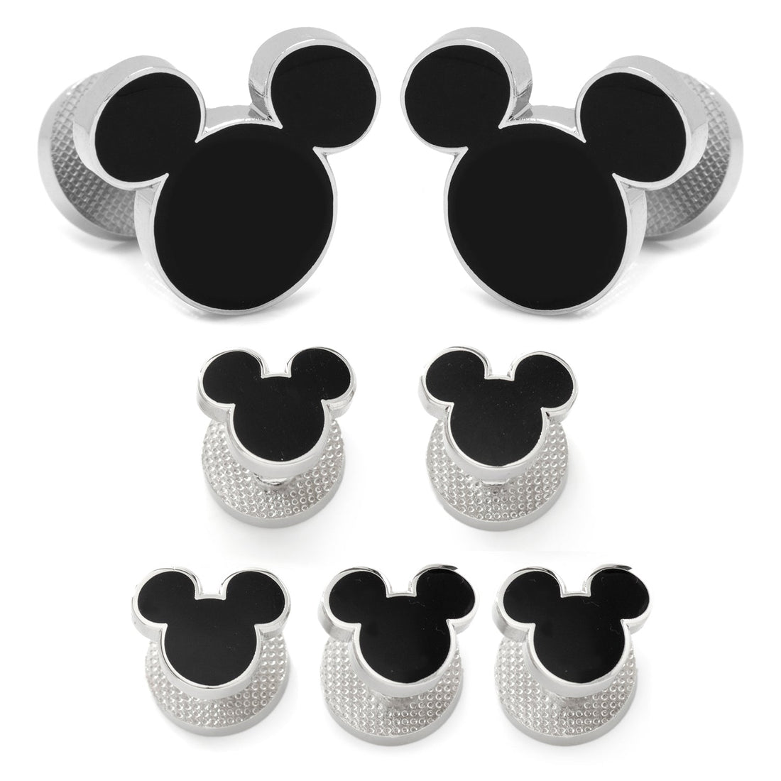 Disney Mickey Mouse Silhouette 5-Stud Set by Cufflinks.com