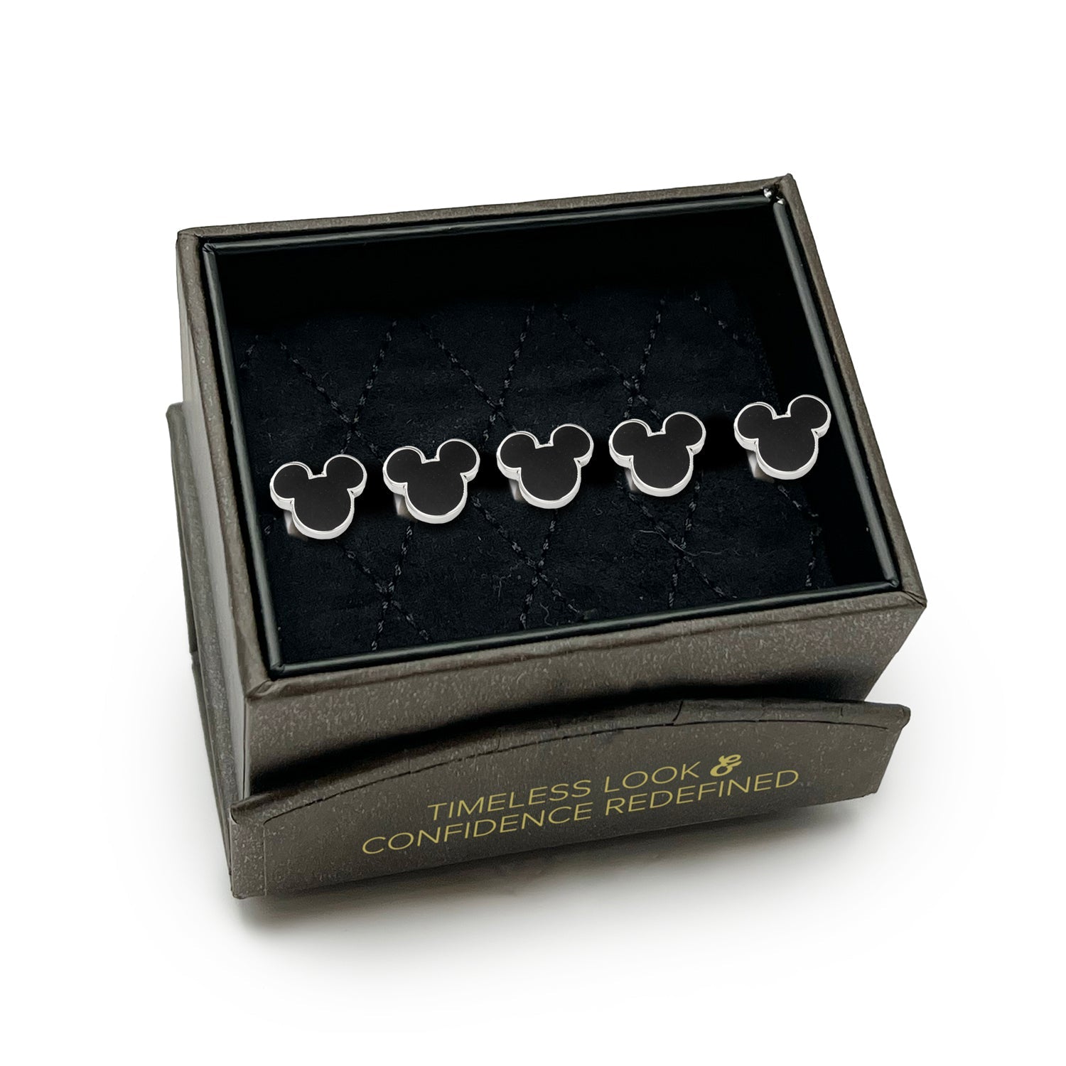 Disney Mickey Mouse Silhouette 5-Studs by Cufflinks.com