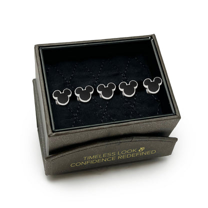Disney Mickey Mouse Silhouette 5-Studs by Cufflinks.com