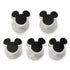 Disney Mickey Mouse Silhouette 5-Studs by Cufflinks.com