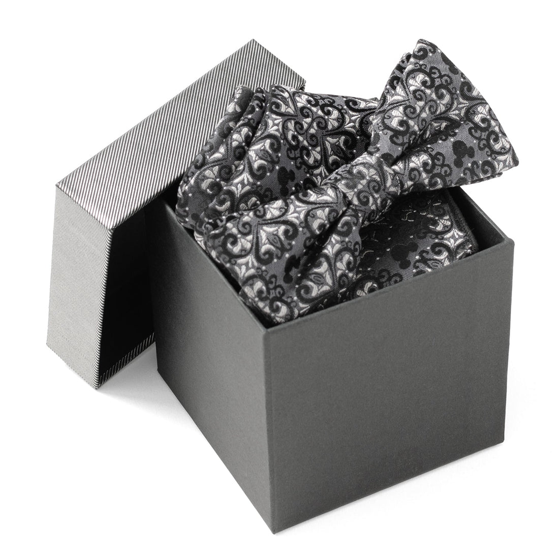 Disney Mickey Mouse Damask Pocket Square and Bow Tie Gift Set by Cufflinks.com