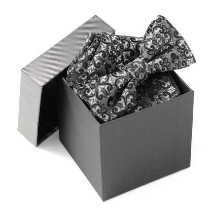 Disney Mickey Mouse Damask Pocket Square and Bow Tie Gift Set by Cufflinks.com