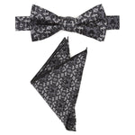 Disney Mickey Mouse Damask Pocket Square and Bow Tie Gift Set