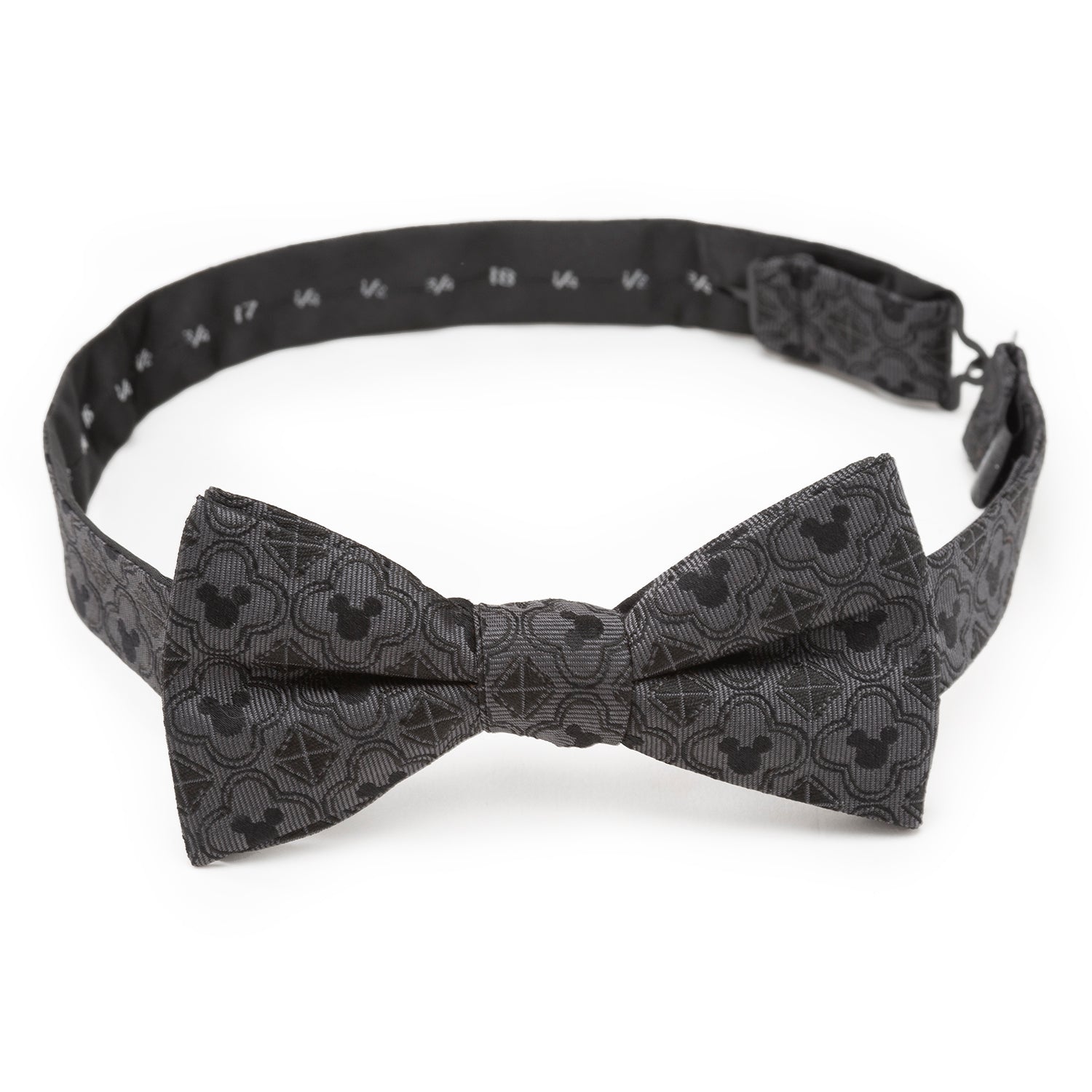 Disney Mickey Mouse Pattern Black Bow Tie by Cufflinks.com