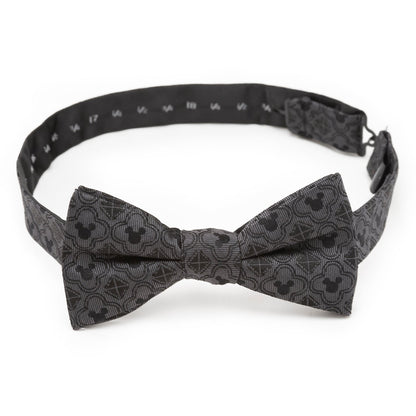 Disney Mickey Mouse Pattern Black Bow Tie by Cufflinks.com