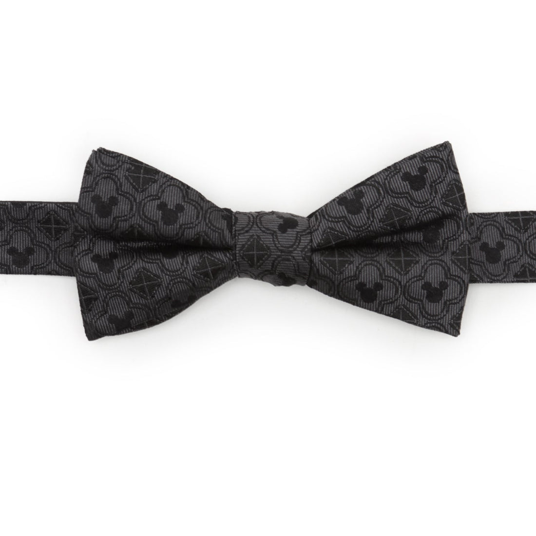 Disney Mickey Mouse Pattern Black Bow Tie by Cufflinks.com
