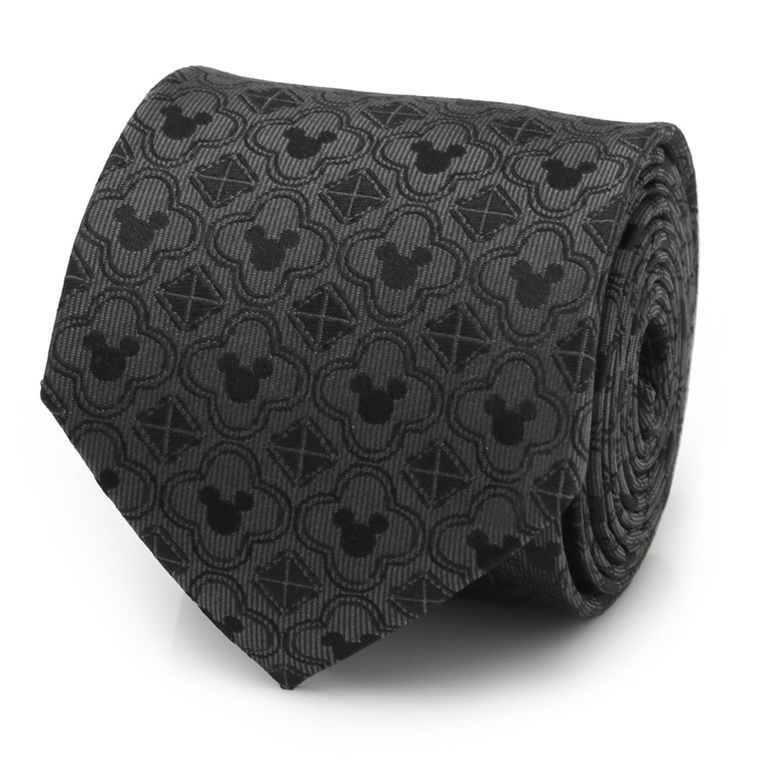 Disney Mickey Mouse Pattern Black Men&