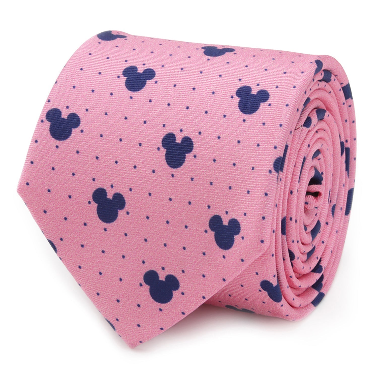 Disney Mickey Mouse Dot Pink Tie and Pocket Square Gift Set by Cufflinks.com
