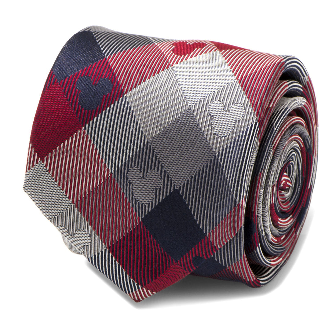 Disney Mickey Mouse Red and Blue Plaid Men&