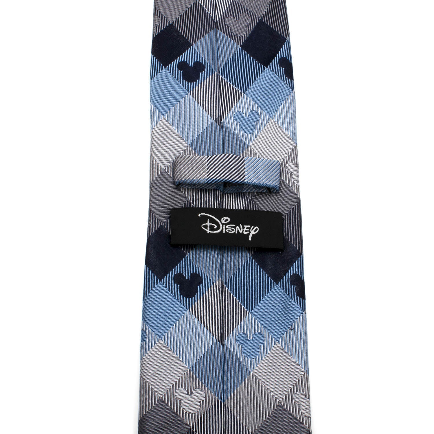 Disney Mickey Mouse Blue Plaid Mens Tie by Cufflinks.com