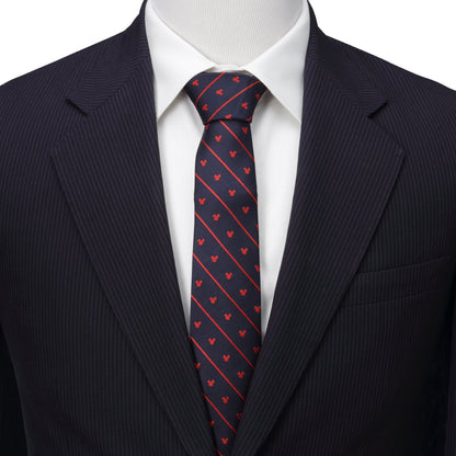 Disney Mickey Mouse Navy Pinstripe Tie by Cufflinks.com
