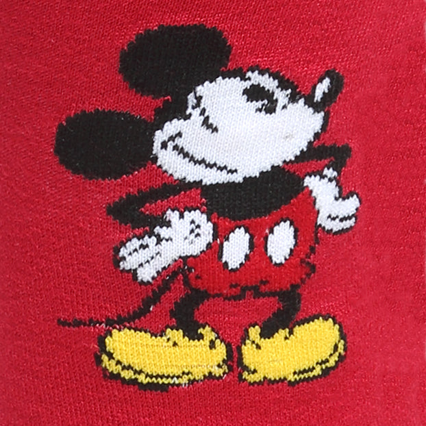 Disney Mickey Mouse Pie-Eyed Red Sock and Mickey Blue Lapel Pin Gift Set by Cufflinks.com