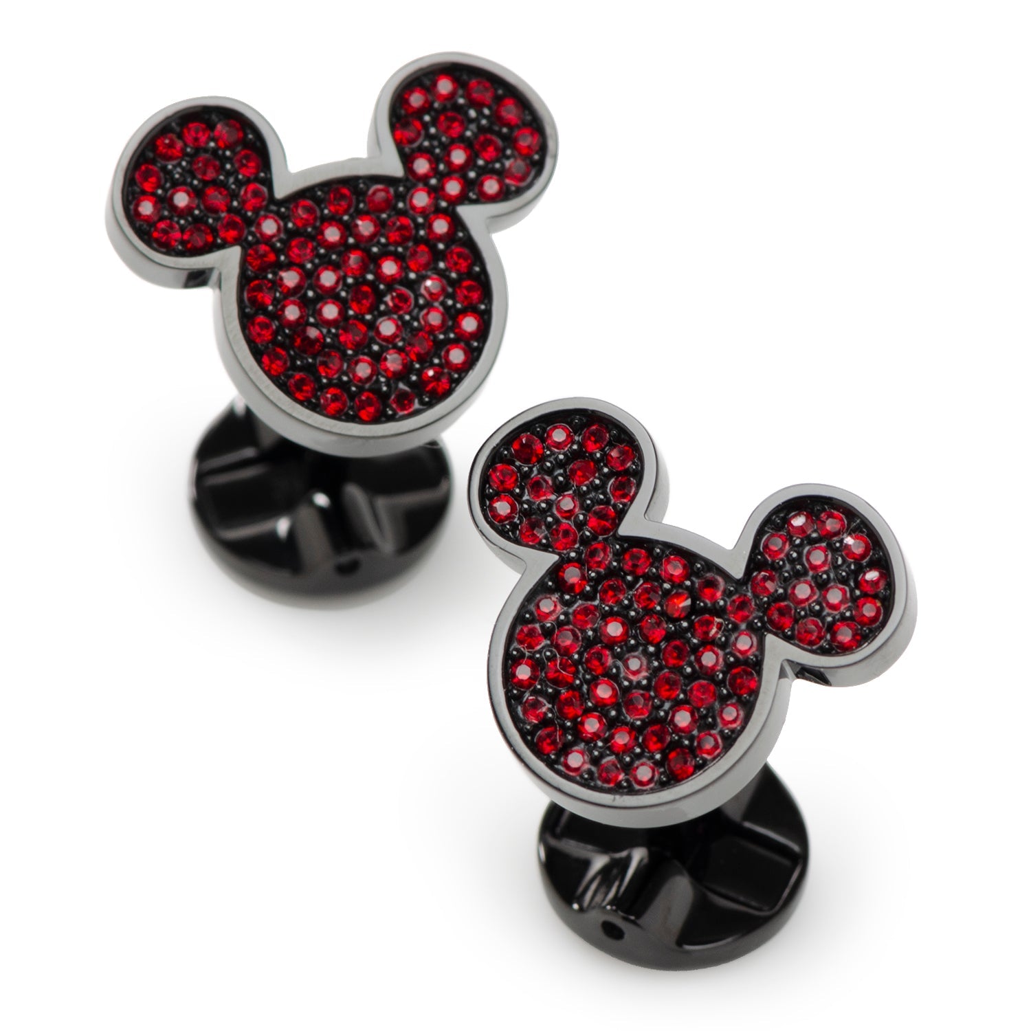 Disney Mickey Mouse Maroon Crystal Cufflinks by Cufflinks.com