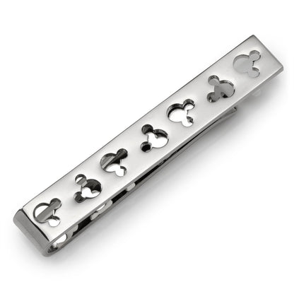 Disney Mickey Mouse Silhouette Cutout Silver Tie Bar by Cufflinks.com