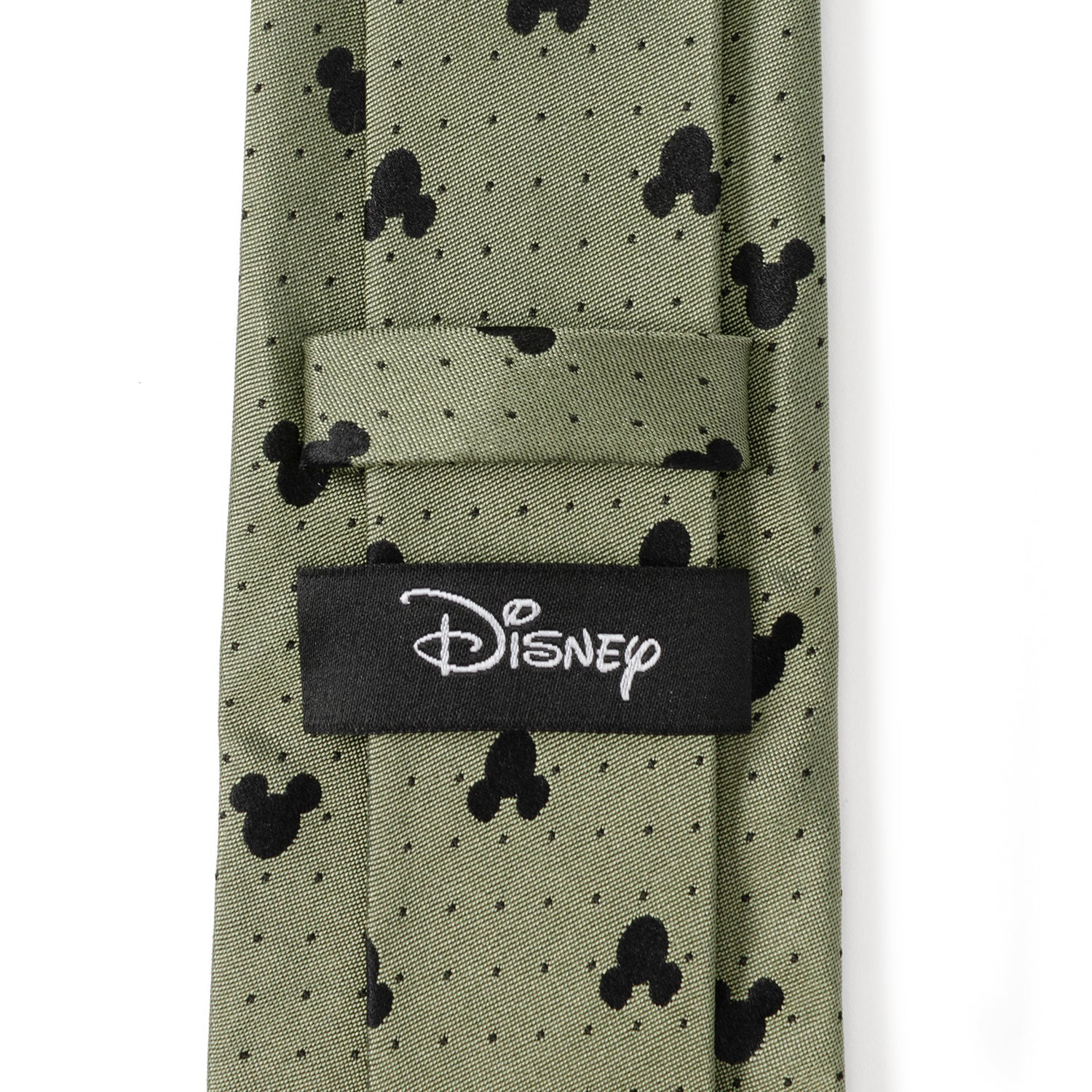 Disney Mickey Mouse Silhouette Dot Green Men&