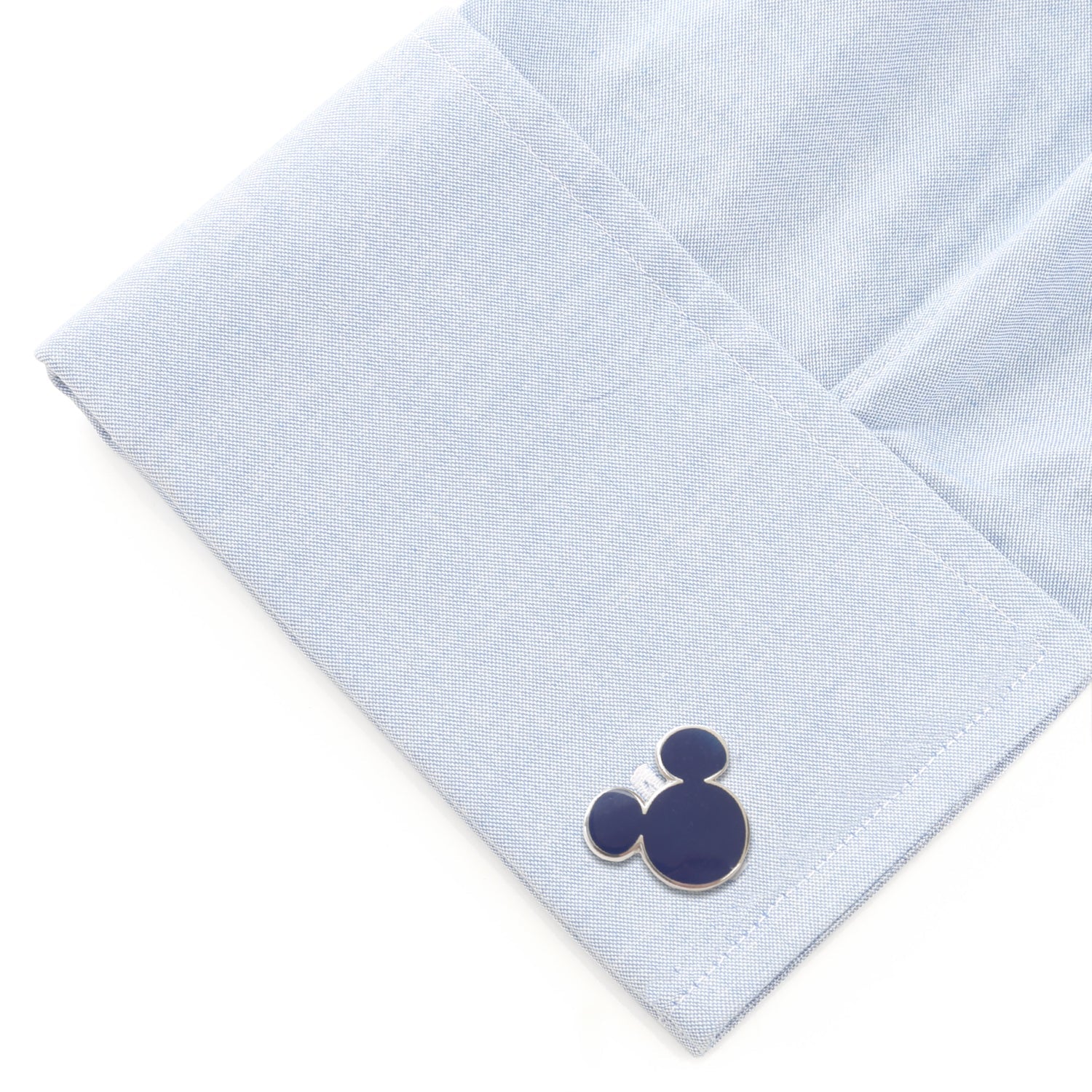 Disney Mickey Mouse Silhouette Blue Cufflinks by Cufflinks.com