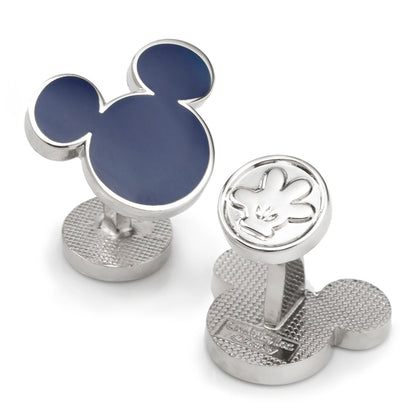 Disney Mickey Mouse Silhouette Blue Cufflinks by Cufflinks.com