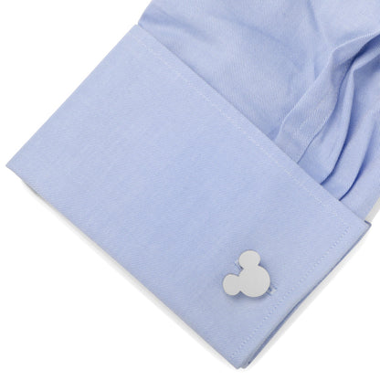 Disney Mickey Mouse Silhouette Stainless Steel Cufflinks by Cufflinks.com