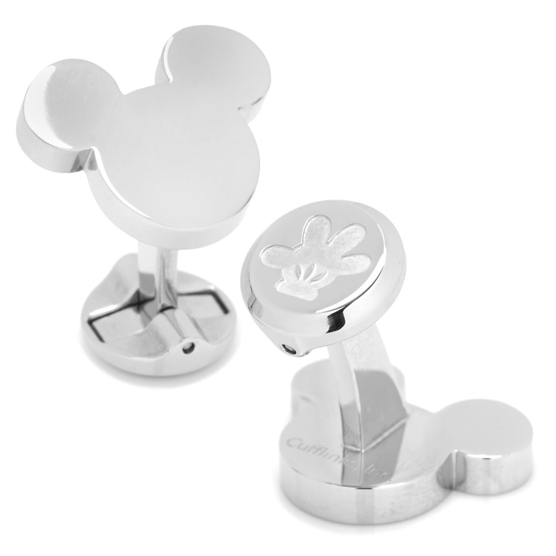 Disney Mickey Mouse Silhouette Stainless Steel Cufflinks by Cufflinks.com