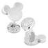 Disney Mickey Mouse Silhouette Stainless Steel Cufflinks by Cufflinks.com