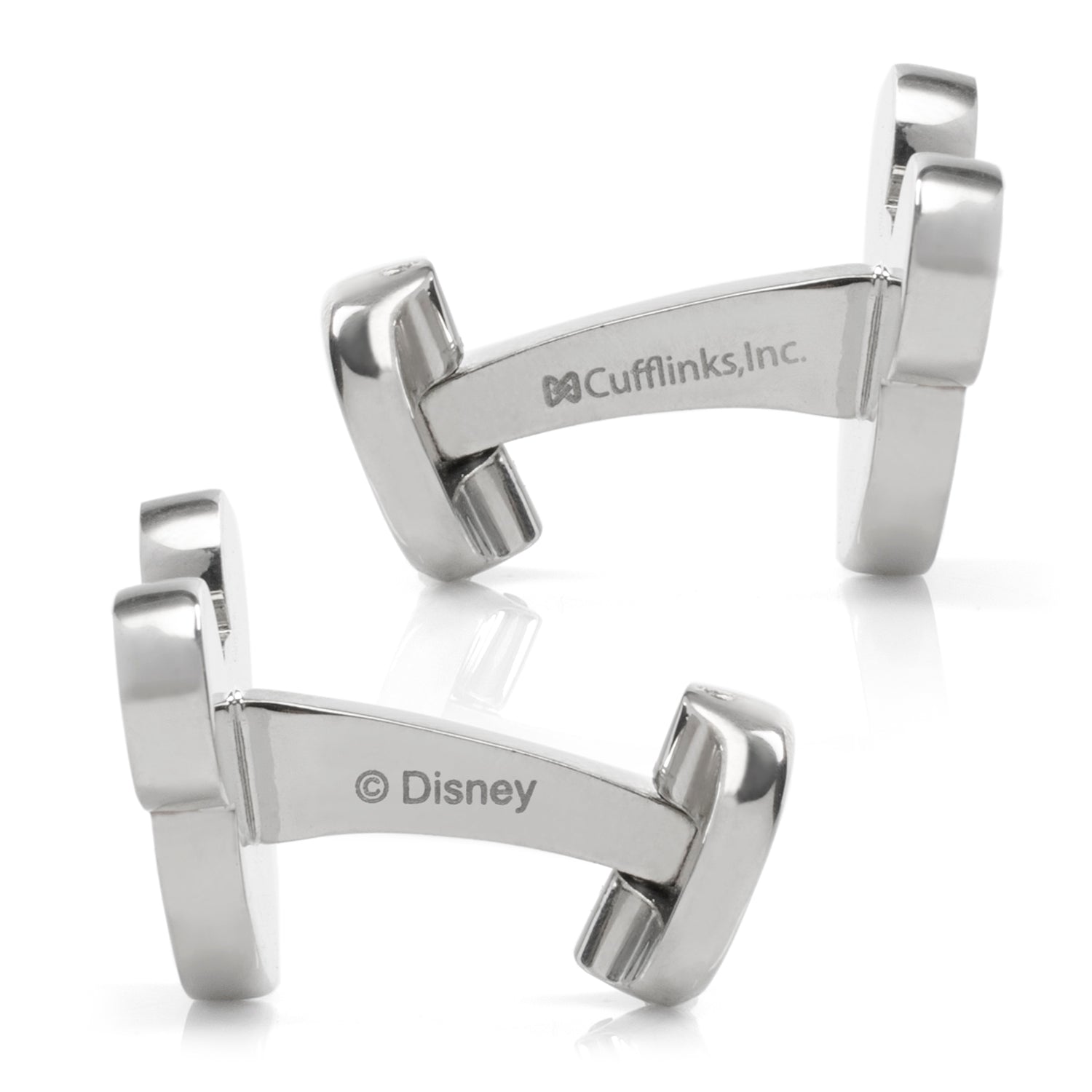 Disney Mickey Mouse Silhouette Basket Weave Cufflinks by Cufflinks.com