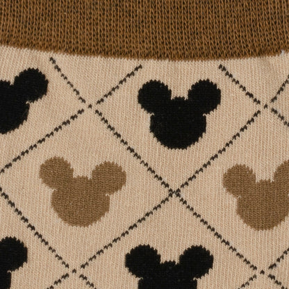 Disney Mickey Mouse Tan Sock &amp; Mickey Lapel Pin Set by Cufflinks.com