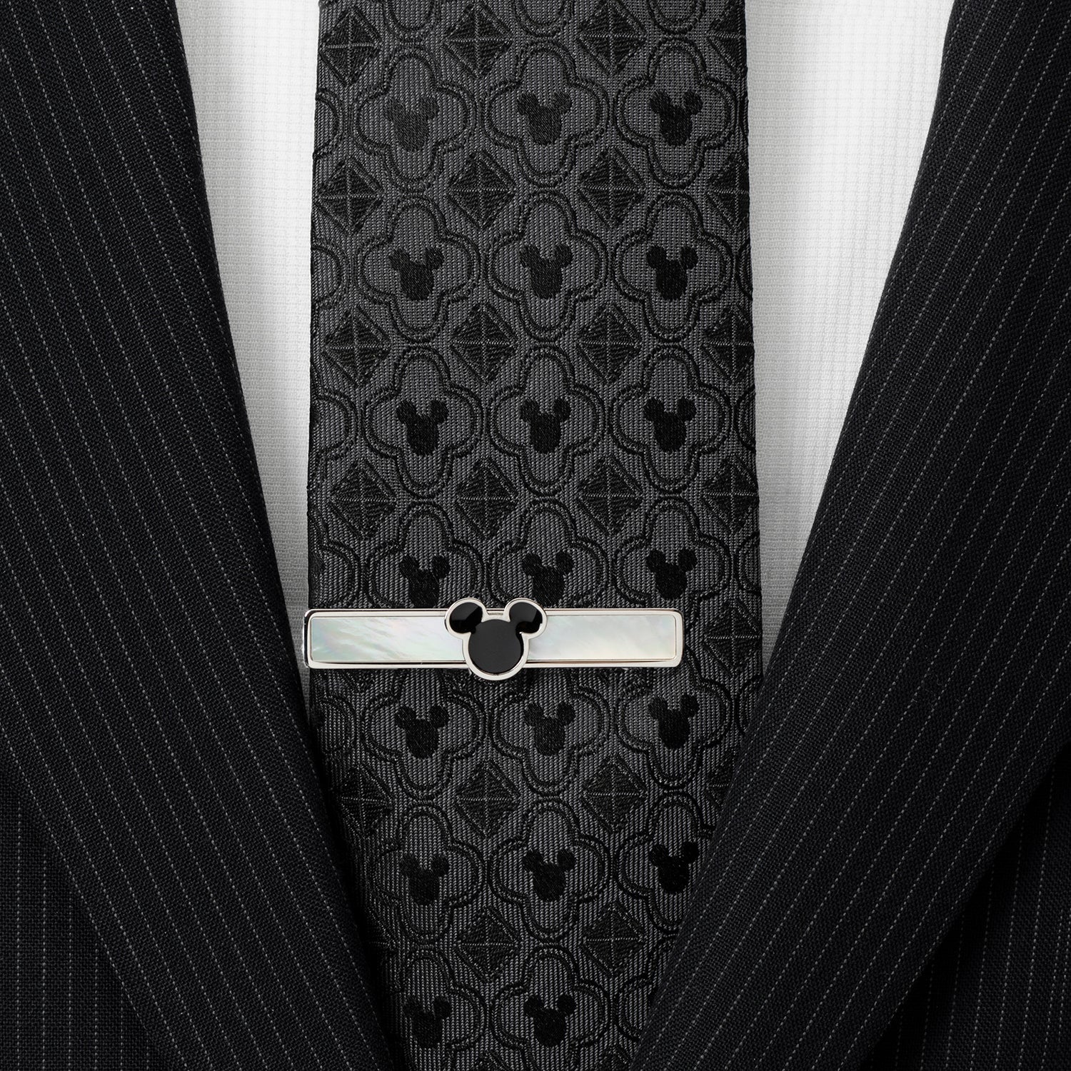 Disney Mickey Mouse Mother of Pearl Tie Clip by Cufflinks.com